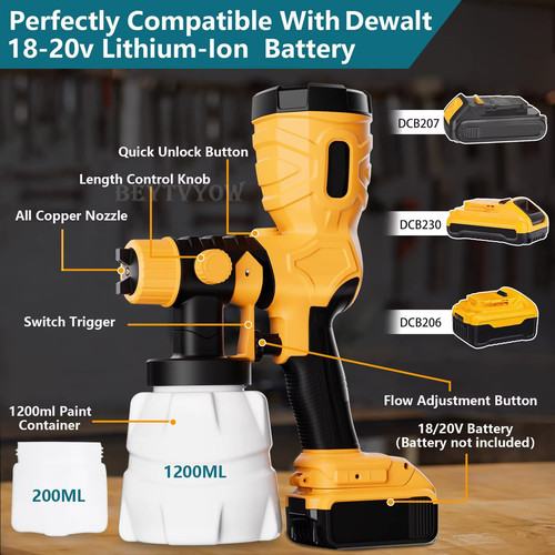 Beytvyow 1000ml cordless spray - beytvyow,