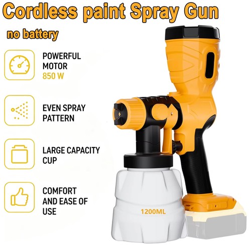 Cordless electric spray - cordless, gun