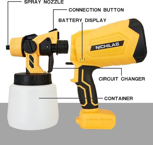 Cordless paint sprayer - cordless,